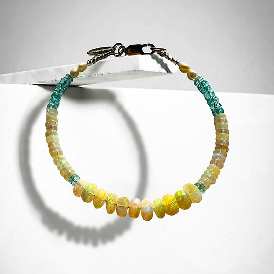 Opal, apatite & pearl