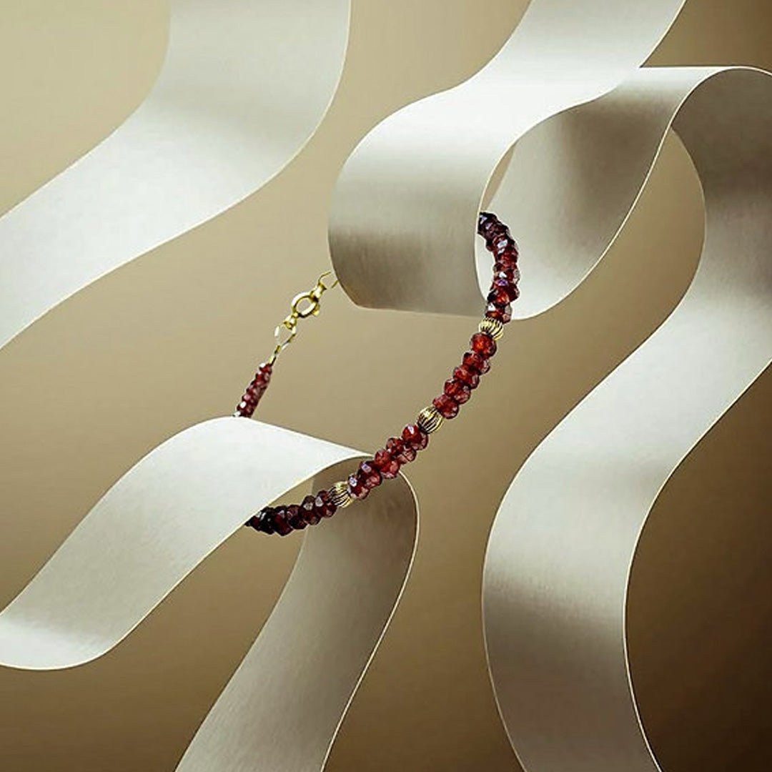 Garnet bracelet