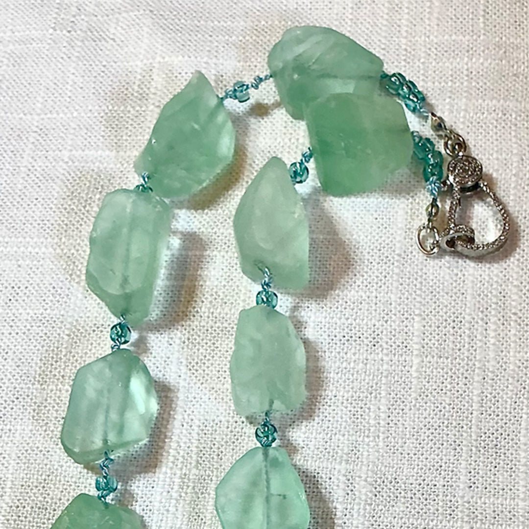 Aquamarine gemstones in the raw and in all their glory!