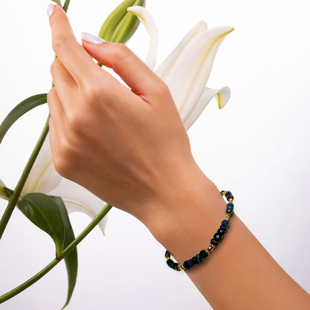 Black opal bracelet