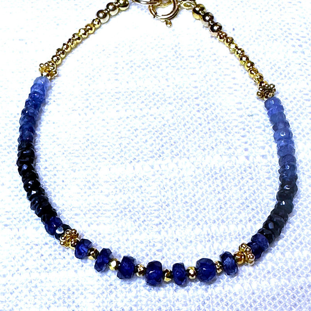 Blue sapphires shine