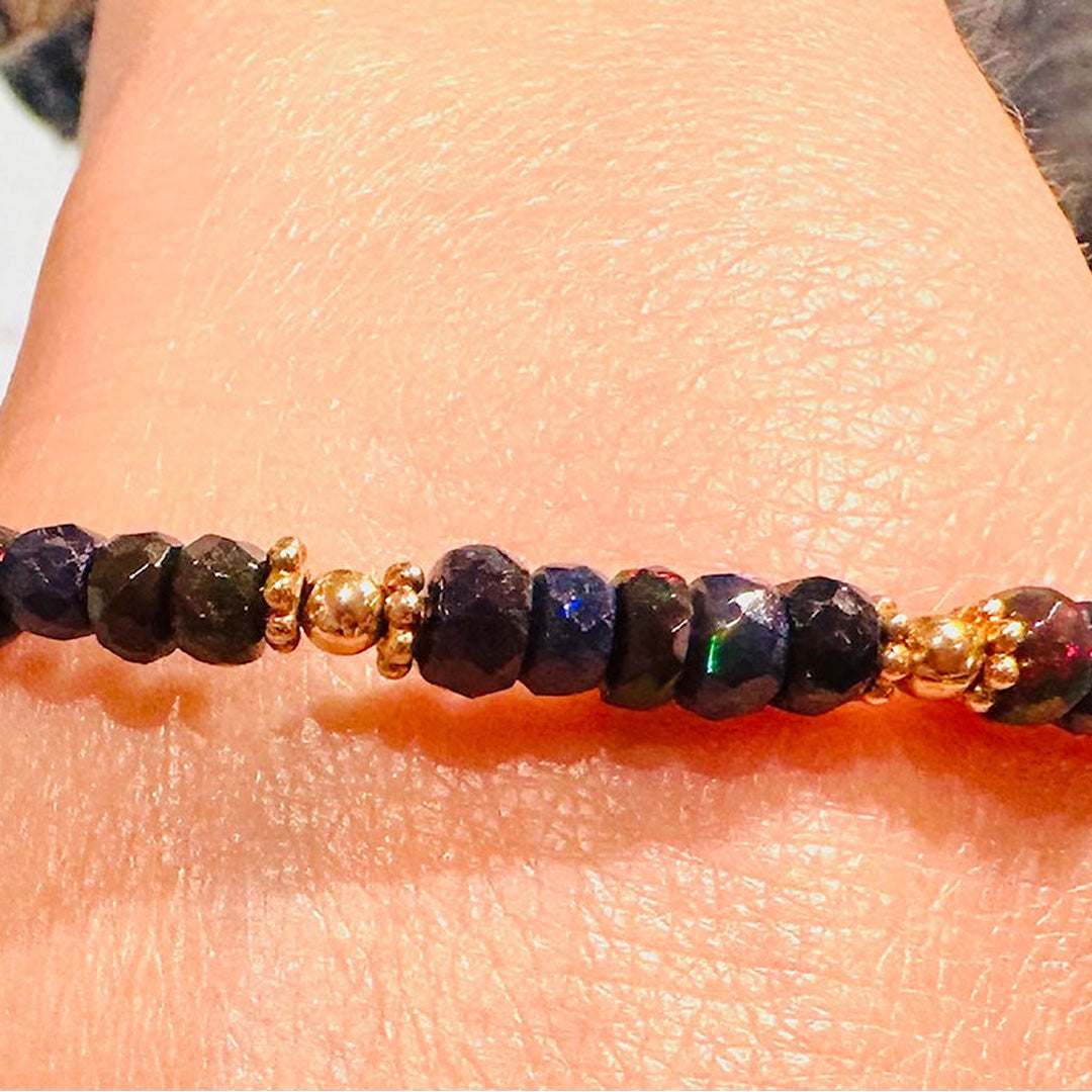 Black opal bracelet